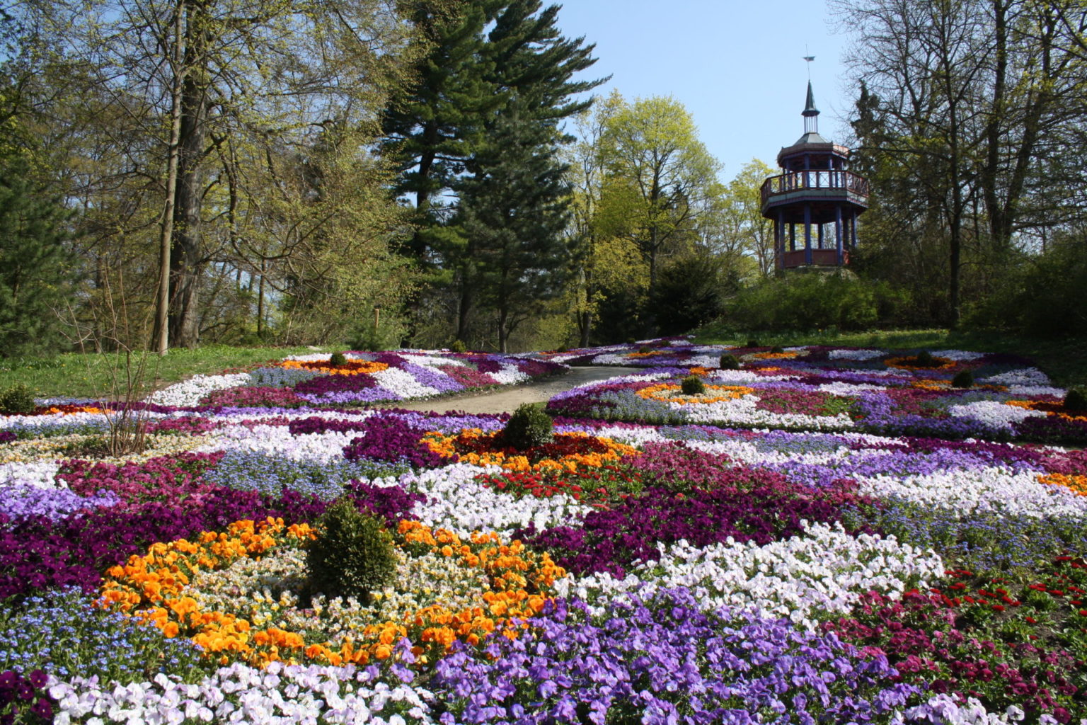schoeneaussichten Panorama vom Bürgerpark Theresienstein in Hof