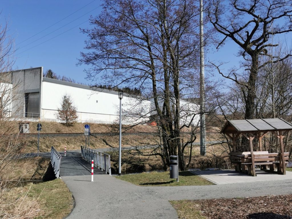 Perlenradweg: unser Start- und Zielpunkt - der Summpark in Oberkotzau