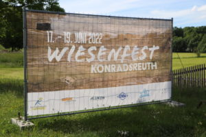 IN Konradsreuth - Konradsreuther Wiesenfest Banner
