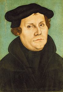 Martin Luther (Lucas Cranach d. Ä., Wikimedia Commons)