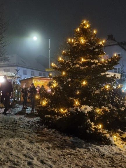 Frankenwald: Weihnachtsmarkt in Geroldsgrün.